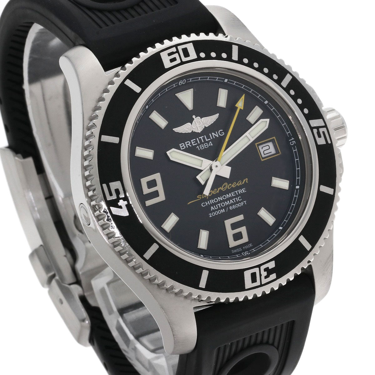 BREITLING Breitling Superocean 44 Watches A17391 Stainless Steel/Rubber mens