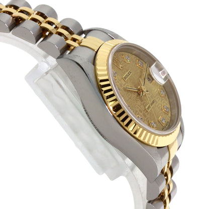ROLEX DATEJUST 10P Diamond Watches 69173G Stainless Steel/SSxK18YG Ladies