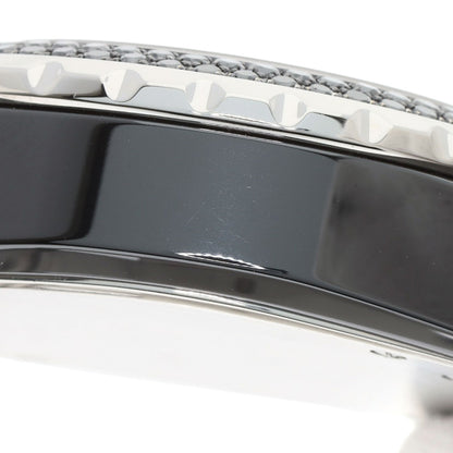 CHANEL J12 1.6" Bezel Black　Diamond Watches H1419 Ceramic/Ceramic mens
