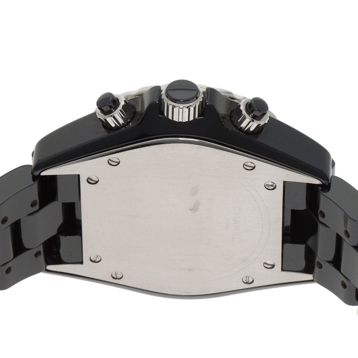 CHANEL J12 1.6" Bezel Black　Diamond Watches H1419 Ceramic/Ceramic mens