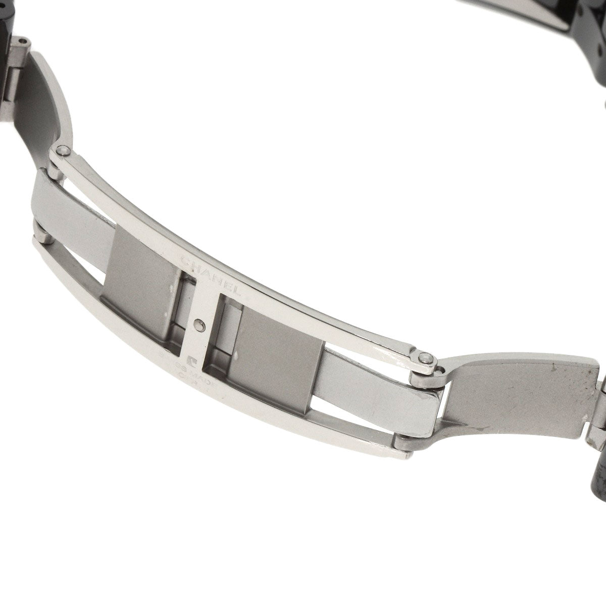 CHANEL J12 1.6" Bezel Black　Diamond Watches H1419 Ceramic/Ceramic mens