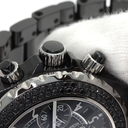 CHANEL J12 1.6" Bezel Black　Diamond Watches H1419 Ceramic/Ceramic mens