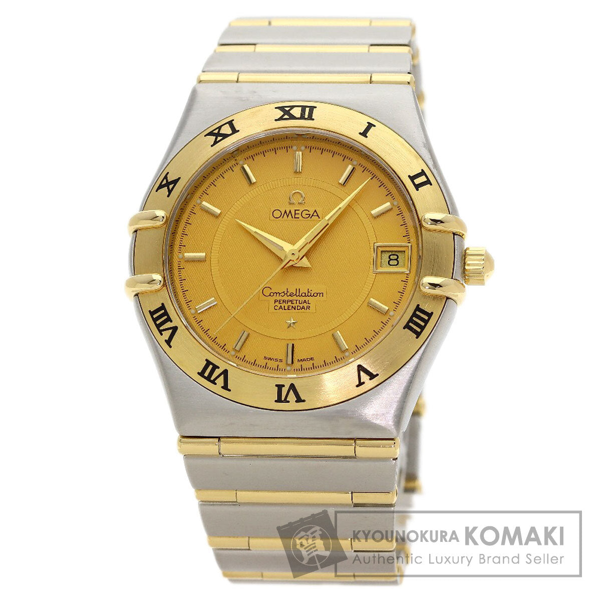 OMEGA Constellation Perpetual Calendar Watches 1252.10 Stainless Steel/SSxK18YG mens