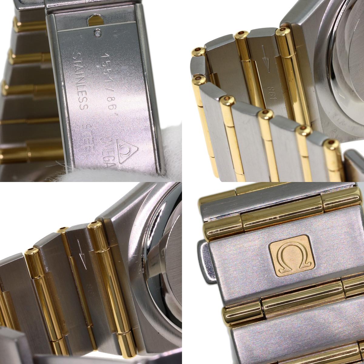OMEGA Constellation Perpetual Calendar Watches 1252.10 Stainless Steel/SSxK18YG mens