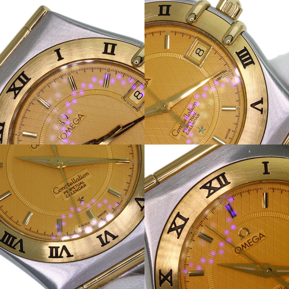 OMEGA Constellation Perpetual Calendar Watches 1252.10 Stainless Steel/SSxK18YG mens