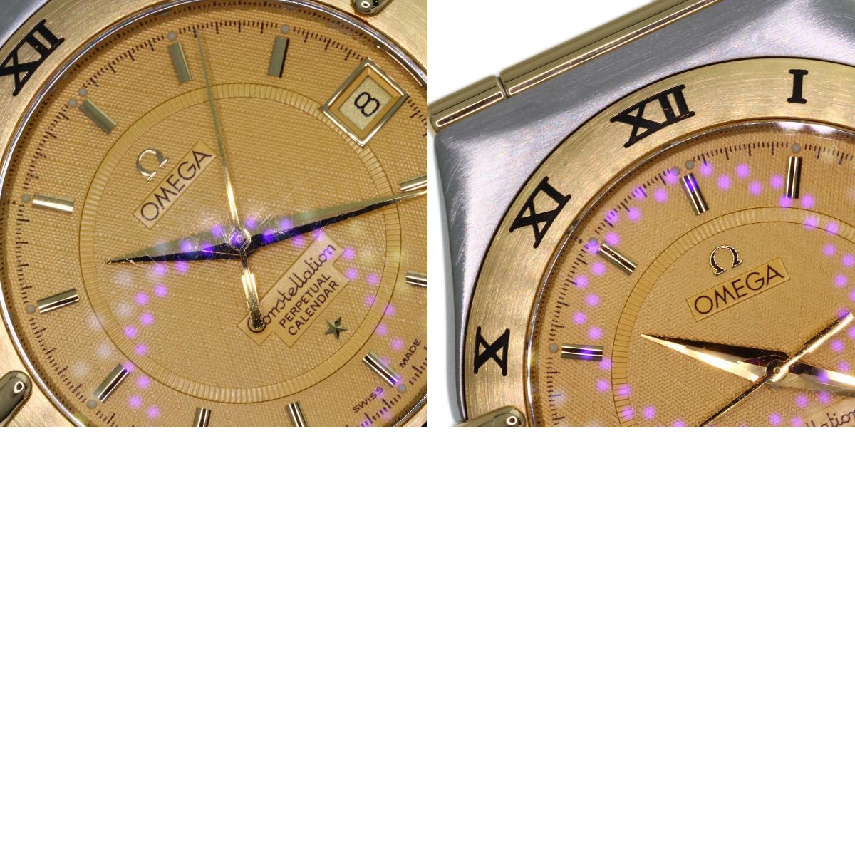 OMEGA Constellation Perpetual Calendar Watches 1252.10 Stainless Steel/SSxK18YG mens