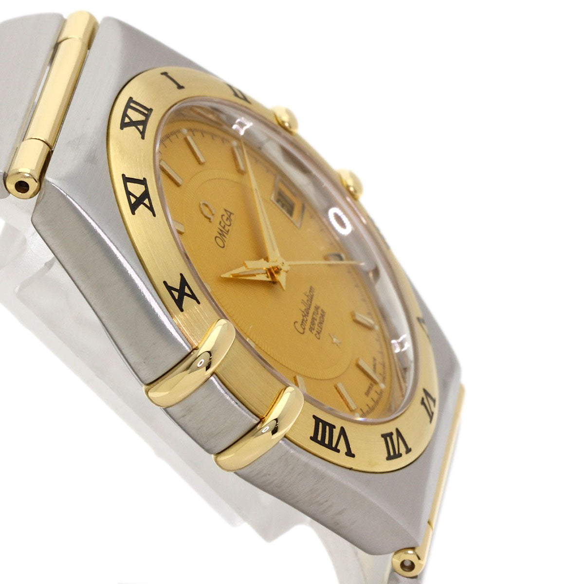 OMEGA Constellation Perpetual Calendar Watches 1252.10 Stainless Steel/SSxK18YG mens
