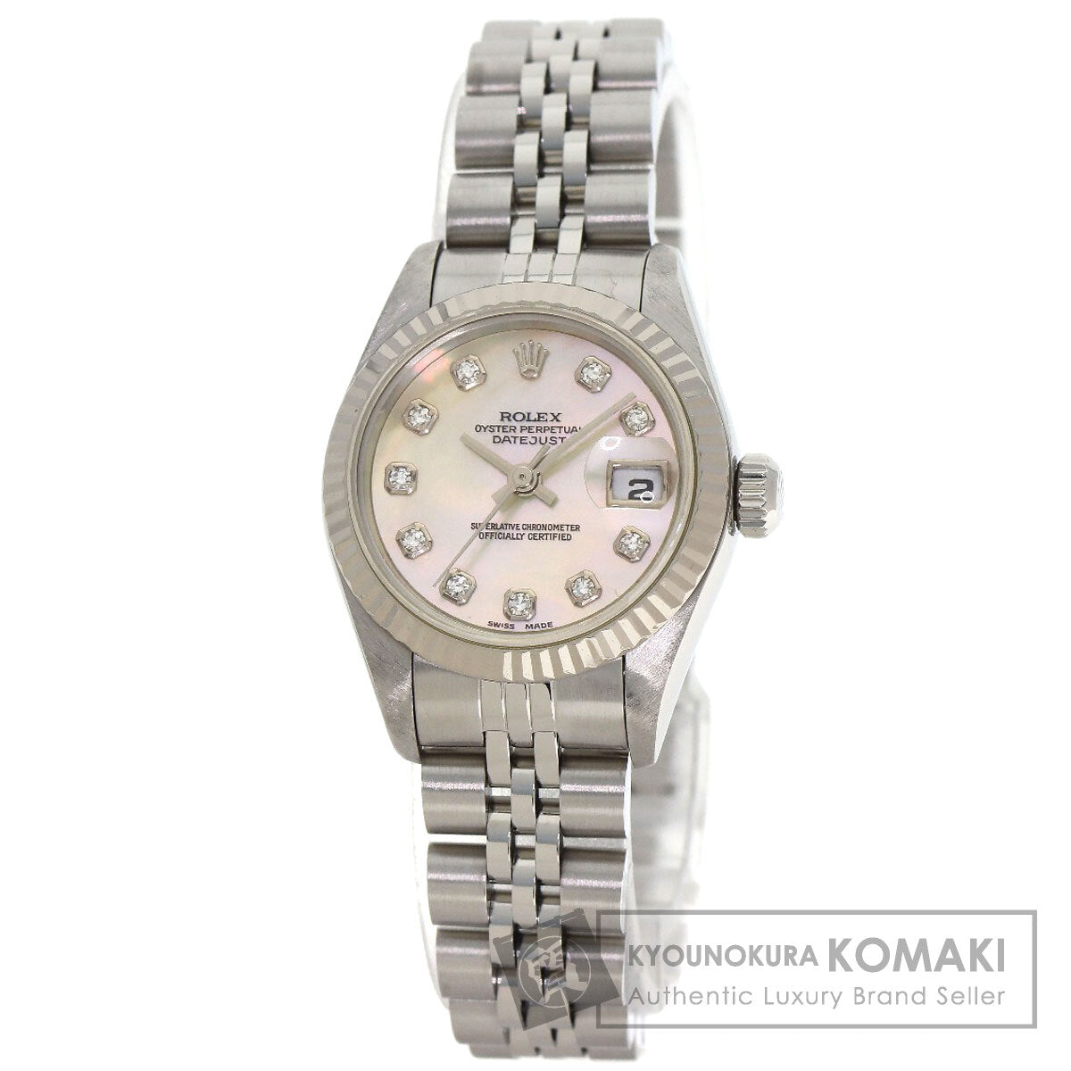 ROLEX DATEJUST 10P Diamond Watches 69174NG Stainless Steel/Stainless Steel Ladies