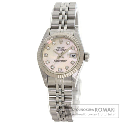 ROLEX DATEJUST 10P Diamond Watches 69174NG Stainless Steel/Stainless Steel Ladies