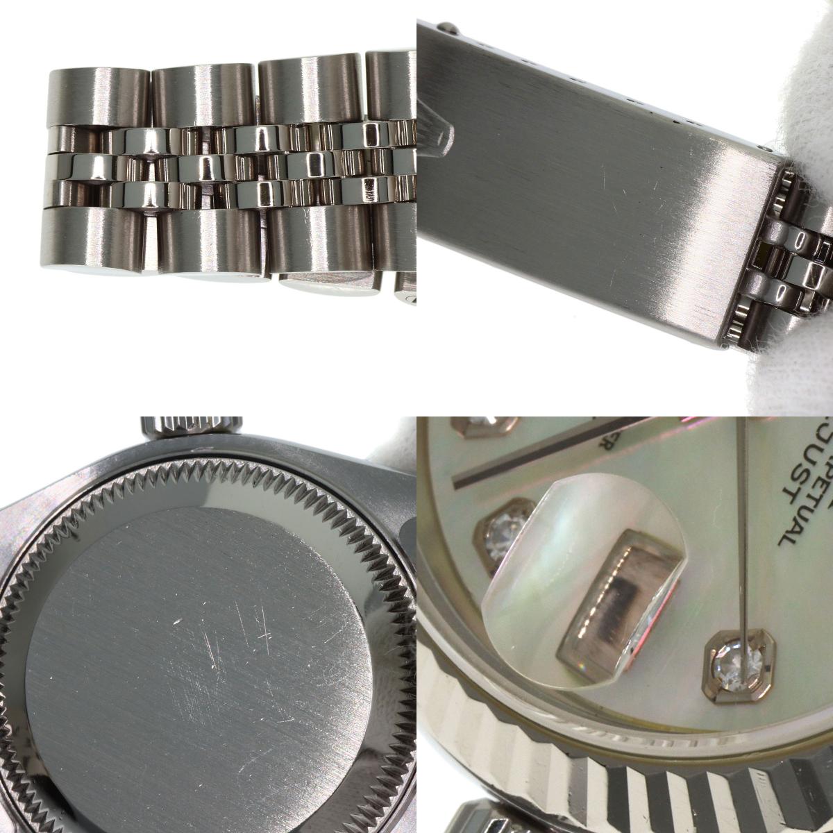 ROLEX DATEJUST 10P Diamond Watches 69174NG Stainless Steel/Stainless Steel Ladies
