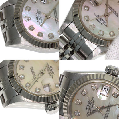 ROLEX DATEJUST 10P Diamond Watches 69174NG Stainless Steel/Stainless Steel Ladies