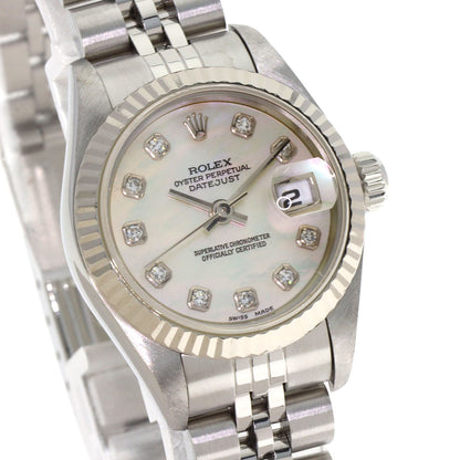 ROLEX DATEJUST 10P Diamond Watches 69174NG Stainless Steel/Stainless Steel Ladies