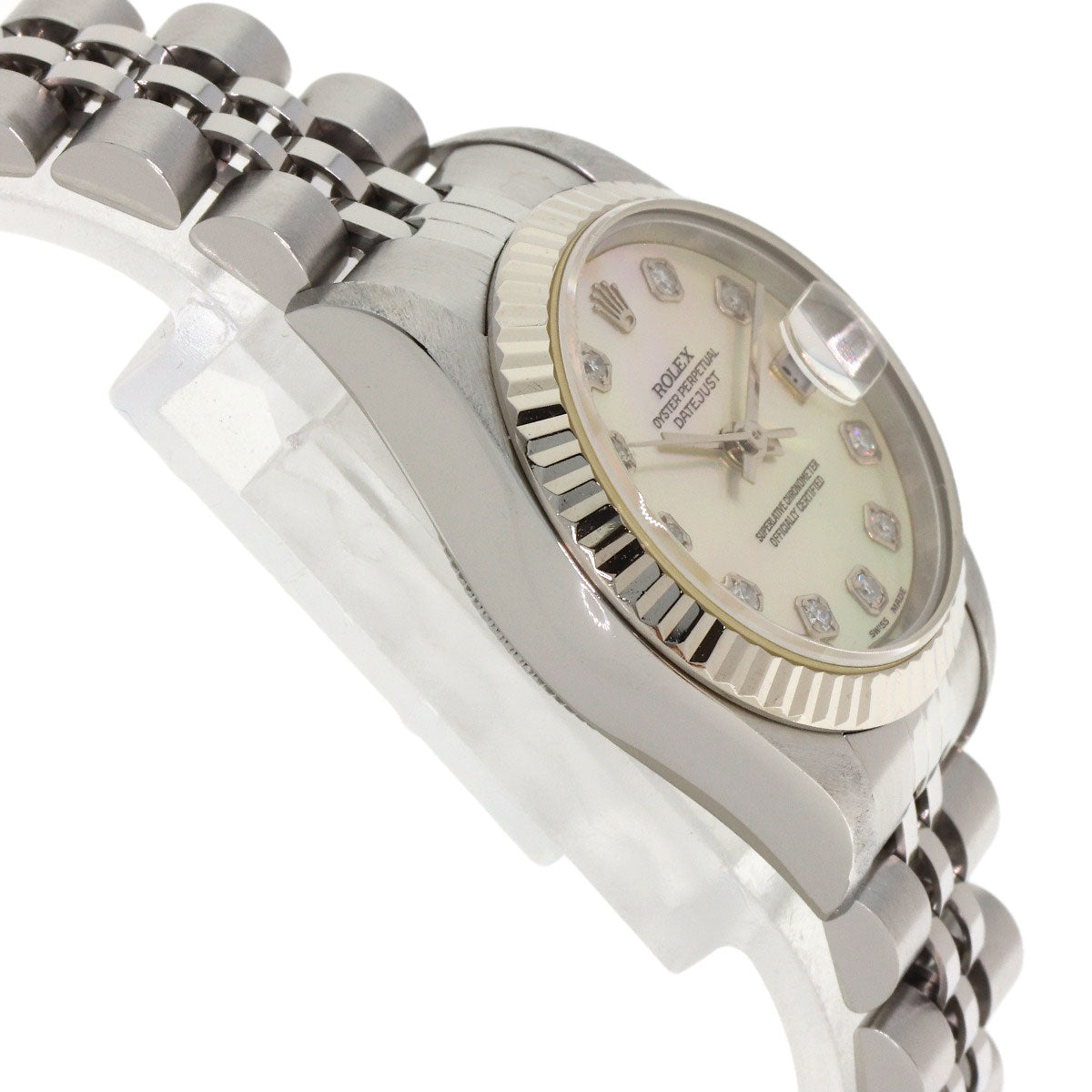 ROLEX DATEJUST 10P Diamond Watches 69174NG Stainless Steel/Stainless Steel Ladies