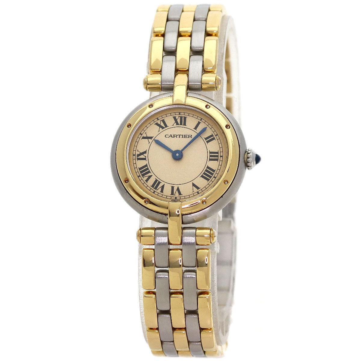 CARTIER PANTHERE SM Vendome 3 Row Watches Stainless Steel/SSxK18YG Ladies