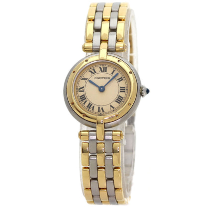 CARTIER PANTHERE SM Vendome 3 Row Watches Stainless Steel/SSxK18YG Ladies
