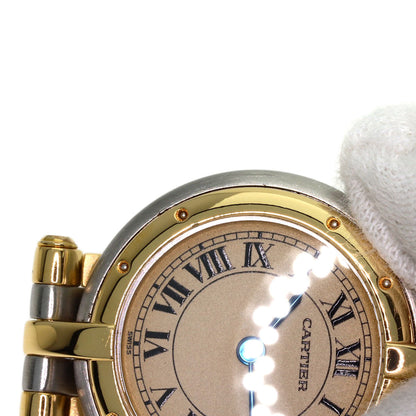 CARTIER PANTHERE SM Vendome 3 Row Watches Stainless Steel/SSxK18YG Ladies