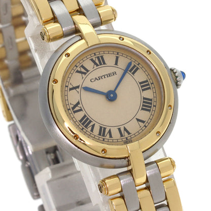 CARTIER PANTHERE SM Vendome 3 Row Watches Stainless Steel/SSxK18YG Ladies