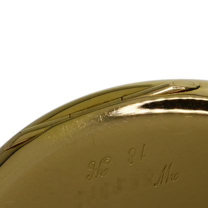 ROLEX Cellini White Roman Pocket Watch Watches 3761/8 K18 Yellow Gold mens