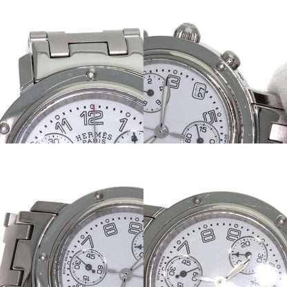 HERMES Clipper Chrono Watches CL1.310 Stainless Steel/Stainless Steel Ladies