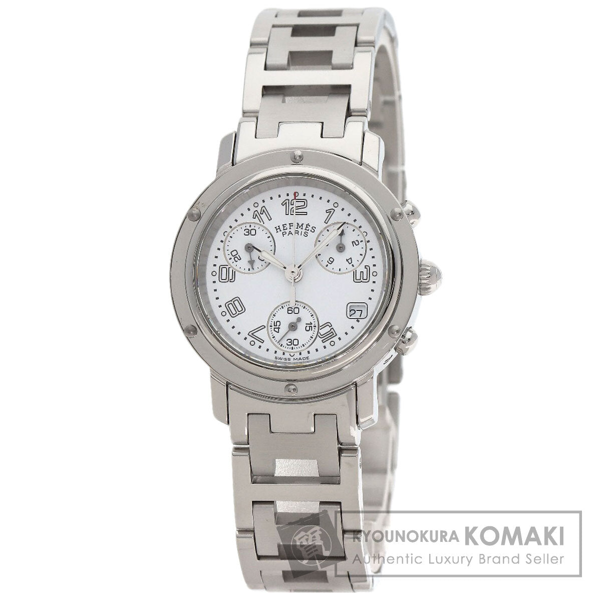 HERMES Clipper Chrono Watches CL1.310 Stainless Steel/Stainless Steel Ladies