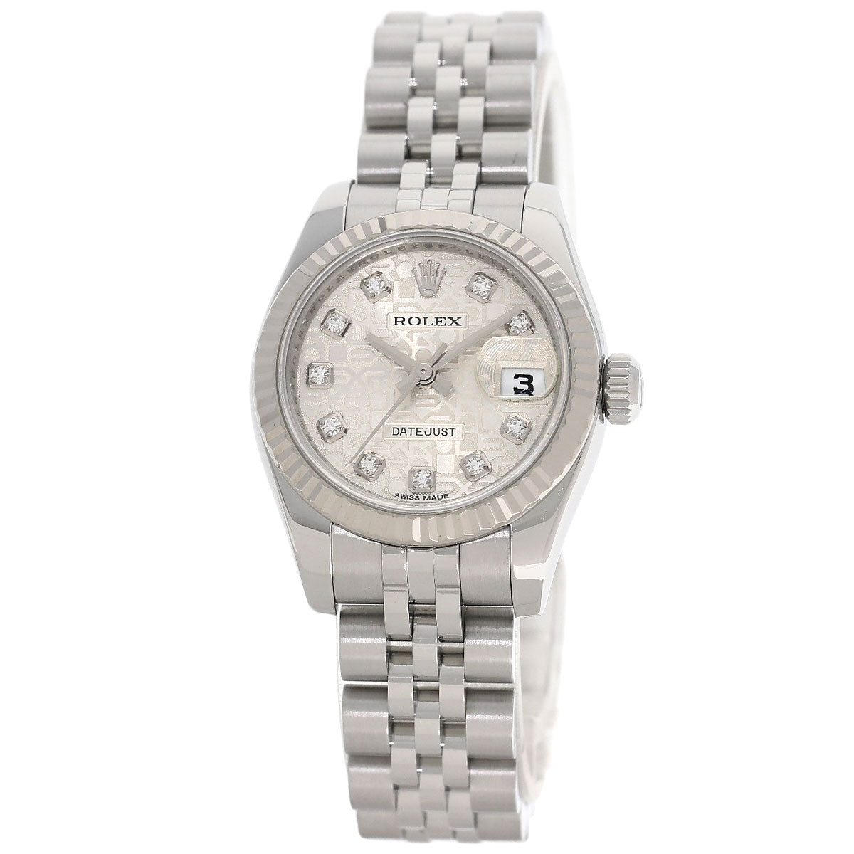 ROLEX DATEJUST 10P Diamond Watches 179174G Stainless Steel/Stainless Steel Ladies