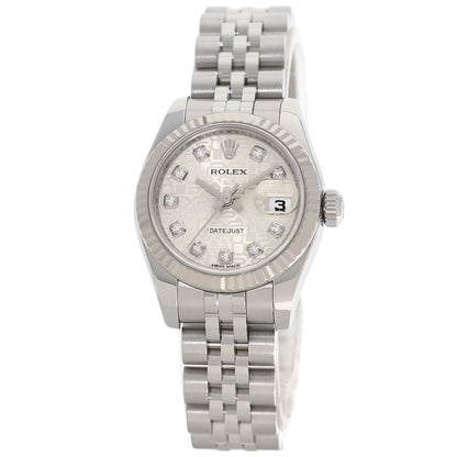 ROLEX DATEJUST 10P Diamond Watches 179174G Stainless Steel/Stainless Steel Ladies