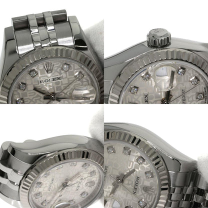 ROLEX DATEJUST 10P Diamond Watches 179174G Stainless Steel/Stainless Steel Ladies