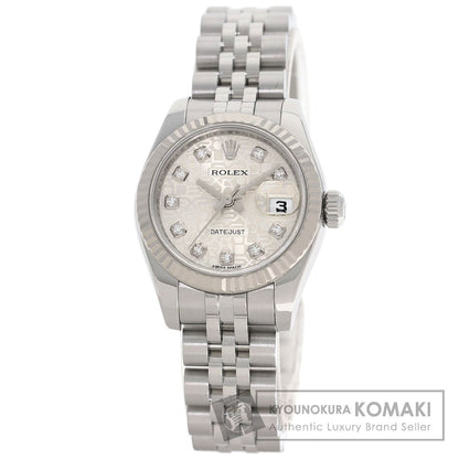 ROLEX DATEJUST 10P Diamond Watches 179174G Stainless Steel/Stainless Steel Ladies