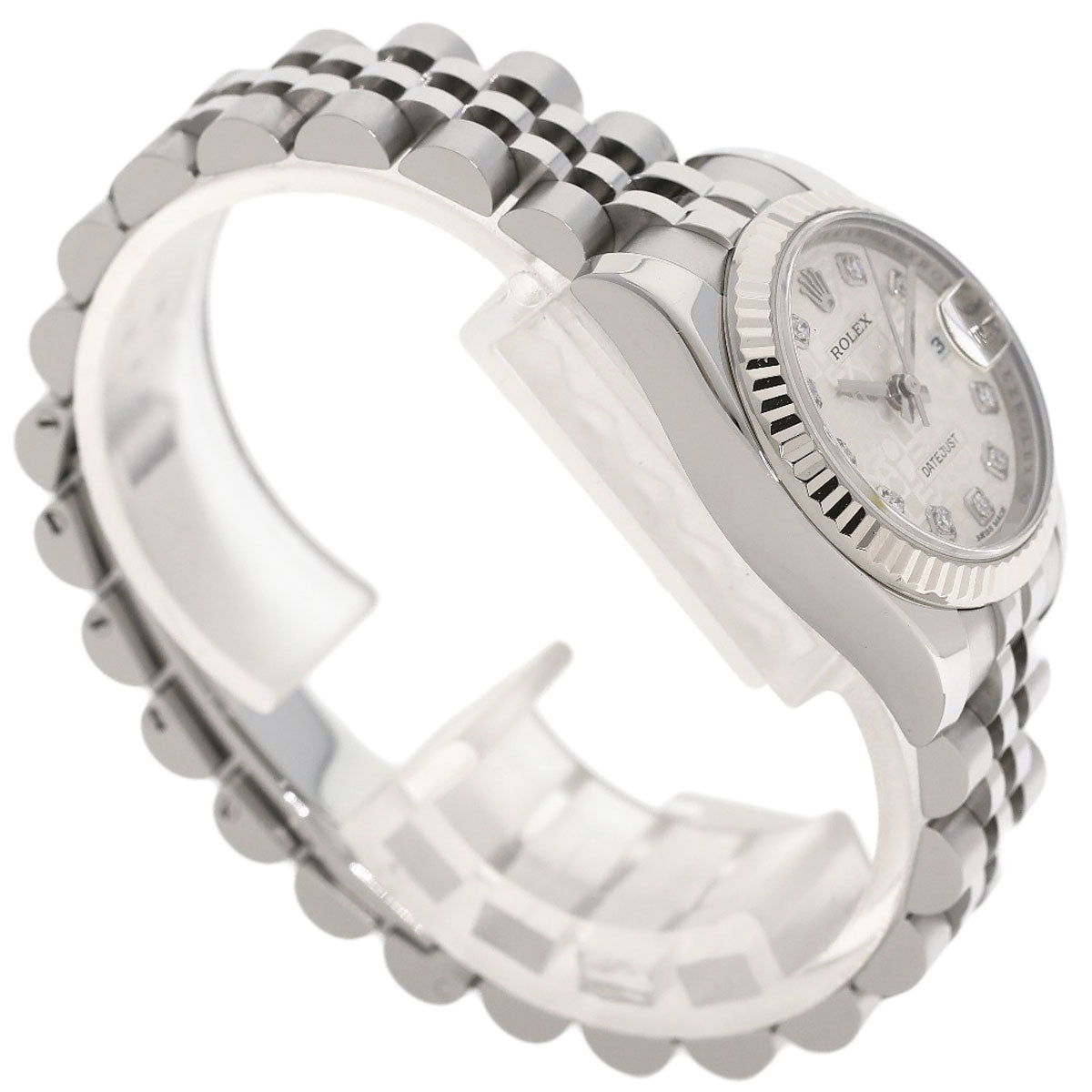 ROLEX DATEJUST 10P Diamond Watches 179174G Stainless Steel/Stainless Steel Ladies