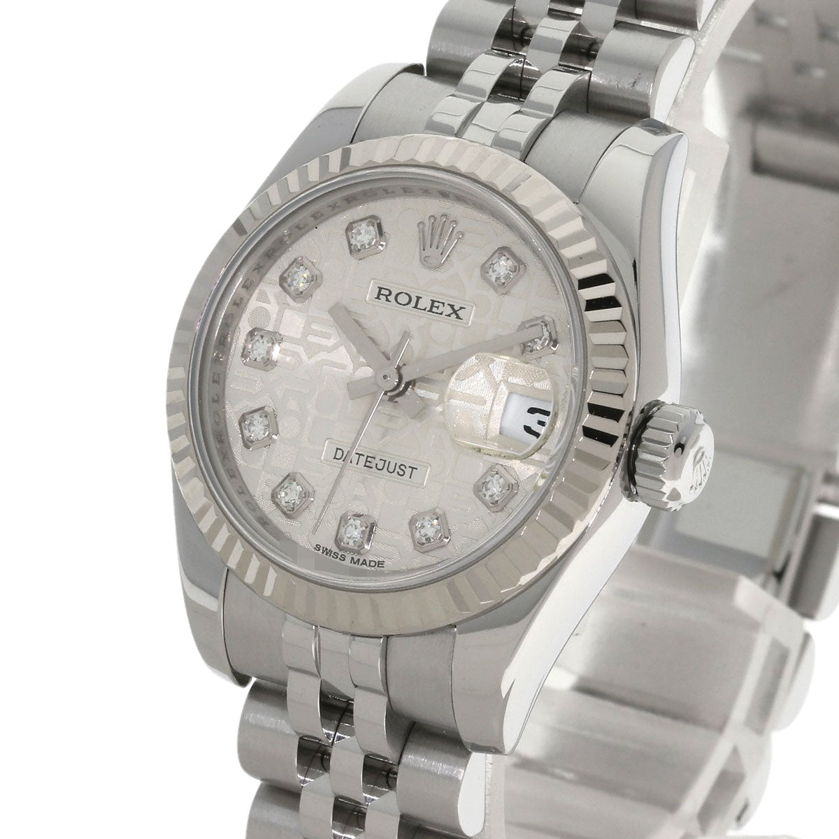 ROLEX DATEJUST 10P Diamond Watches 179174G Stainless Steel/Stainless Steel Ladies
