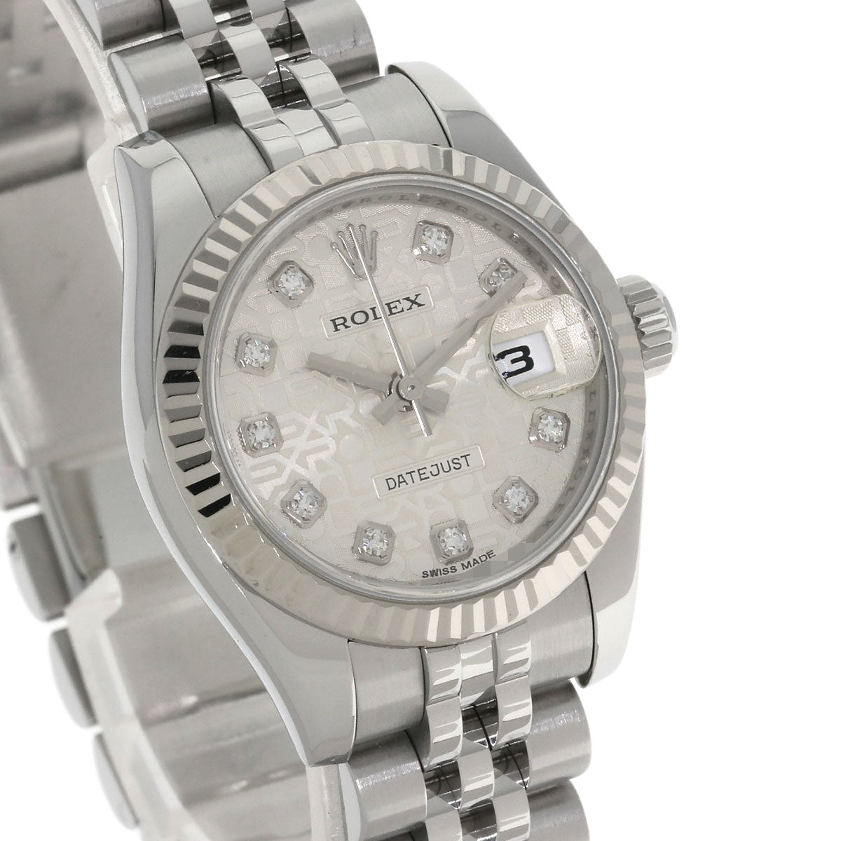 ROLEX DATEJUST 10P Diamond Watches 179174G Stainless Steel/Stainless Steel Ladies