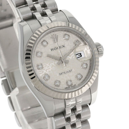 ROLEX DATEJUST 10P Diamond Watches 179174G Stainless Steel/Stainless Steel Ladies