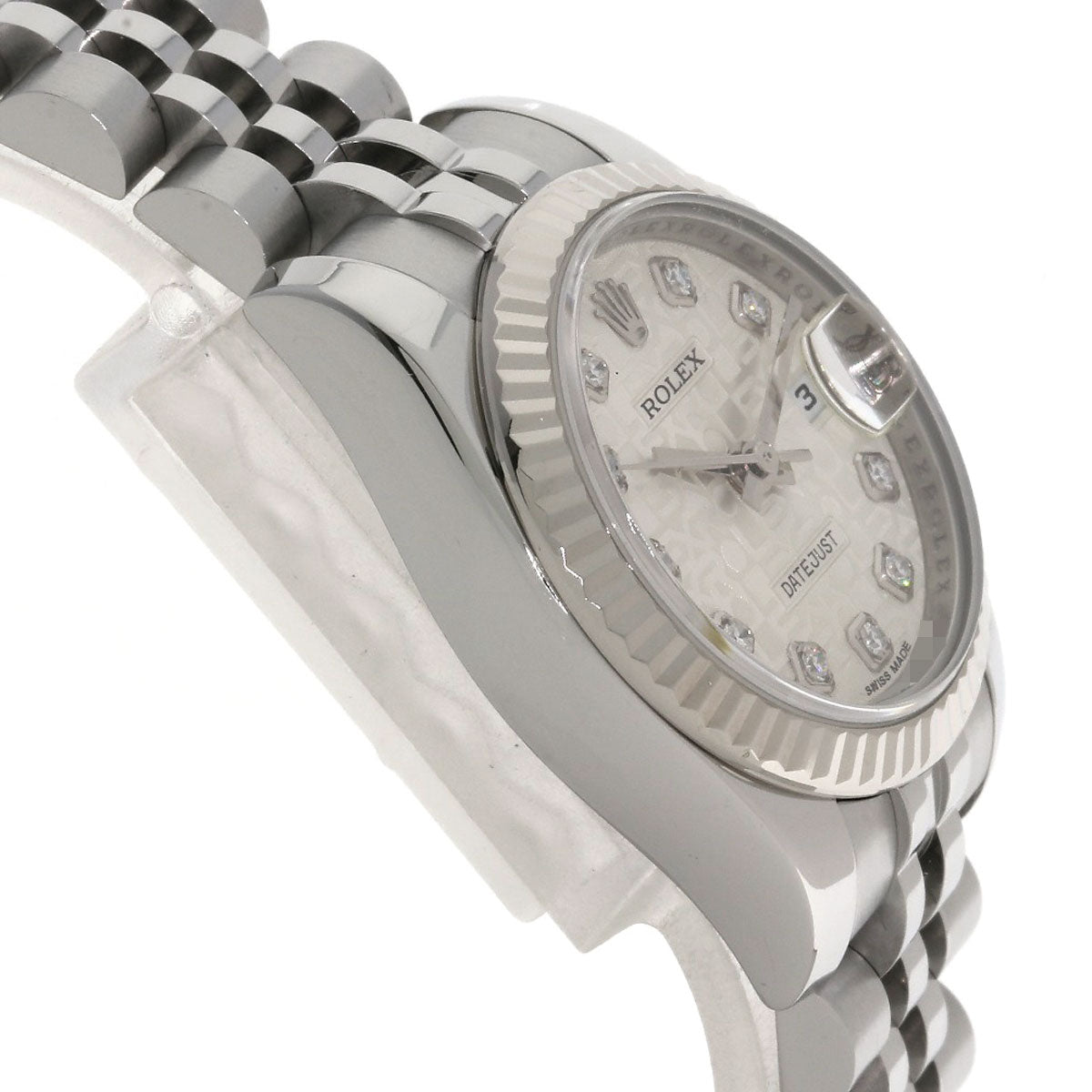 ROLEX DATEJUST 10P Diamond Watches 179174G Stainless Steel/Stainless Steel Ladies