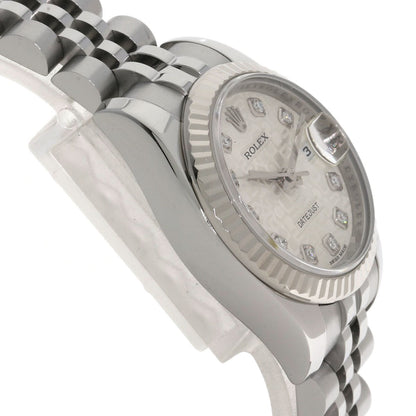 ROLEX DATEJUST 10P Diamond Watches 179174G Stainless Steel/Stainless Steel Ladies