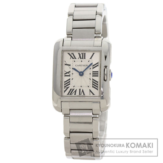 CARTIER Tank Anglaise SM Watches W5310022 Stainless Steel/Stainless Steel Ladies