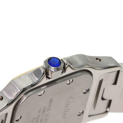 CARTIER Santosgalbe SM Watches W20012C4 Stainless Steel/Stainless Steel Ladies