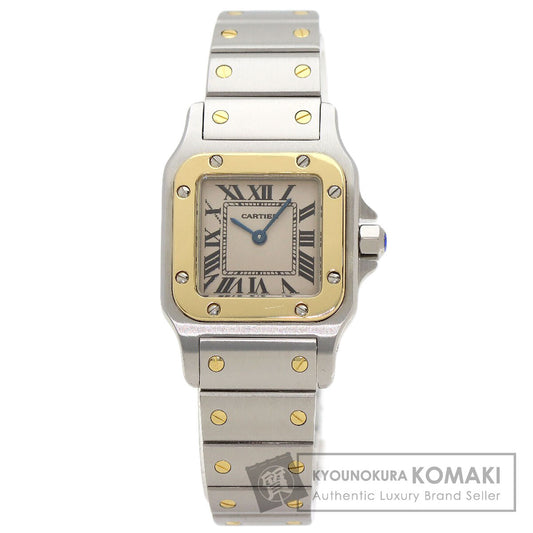 CARTIER Santosgalbe SM Watches W20012C4 Stainless Steel/Stainless Steel Ladies