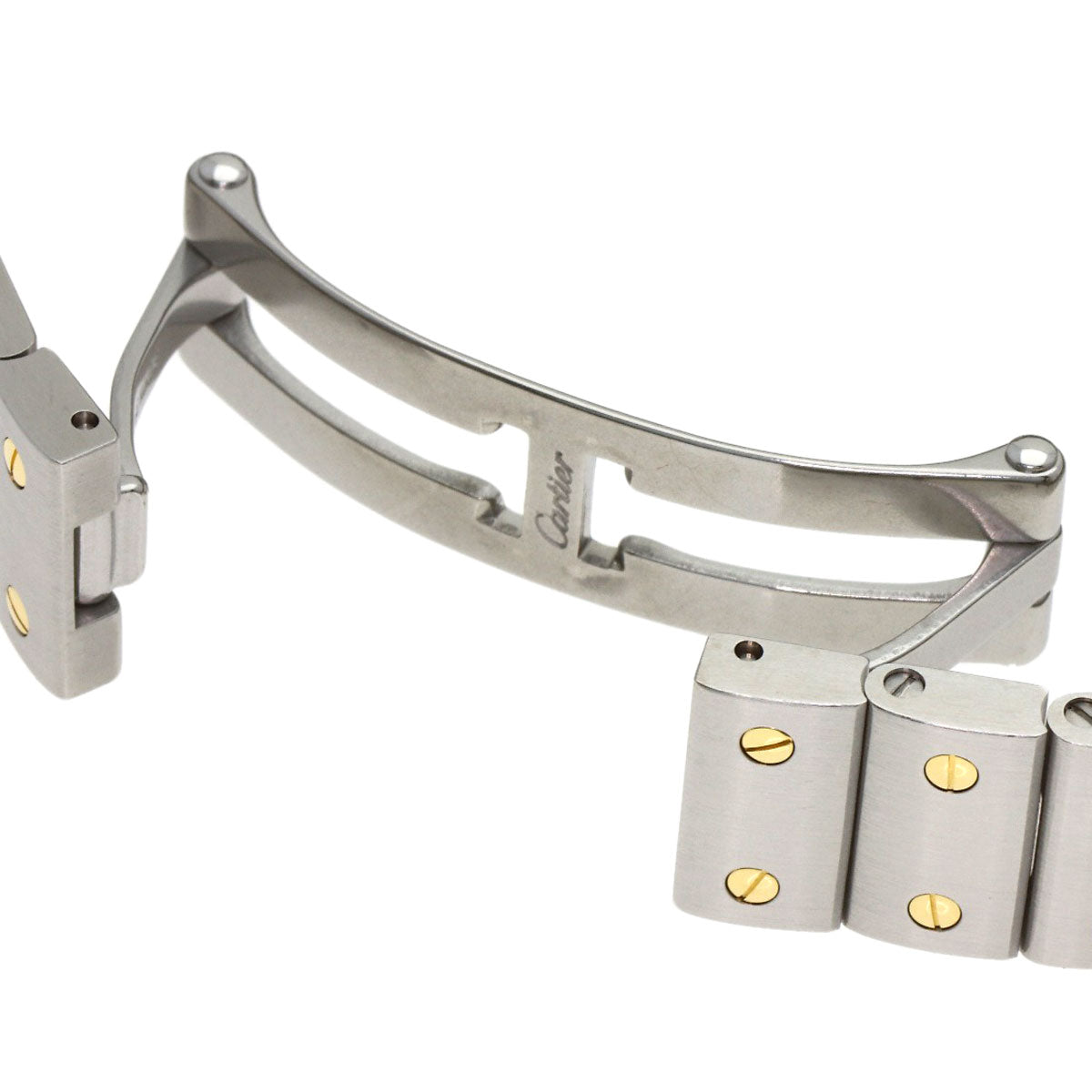 CARTIER Santosgalbe SM Watches W20012C4 Stainless Steel/Stainless Steel Ladies