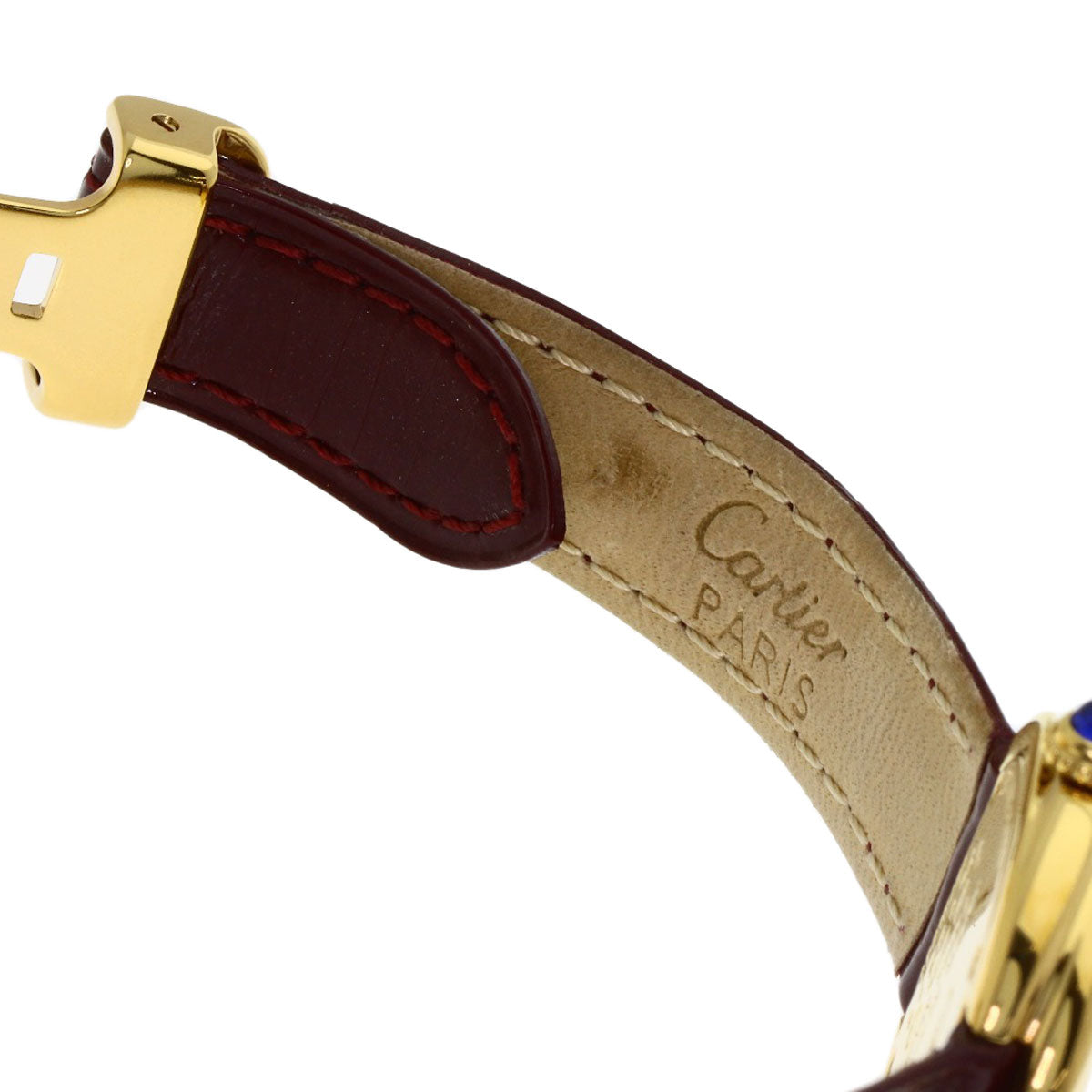 CARTIER Mast Trinity Watches W1010644 Silver 925/Leather Ladies