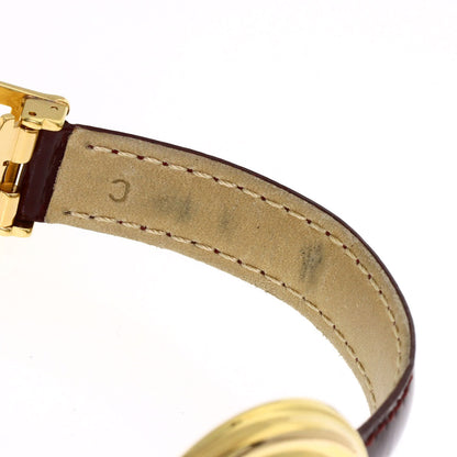 CARTIER Mast Trinity Watches W1010644 Silver 925/Leather Ladies