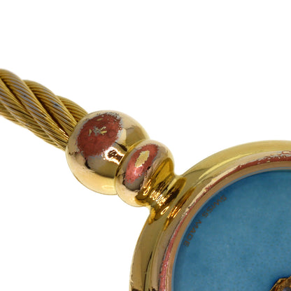 GUCCI Round Face Turquoise Watches 2700.2.L Gold Plated/Gold Plated Ladies