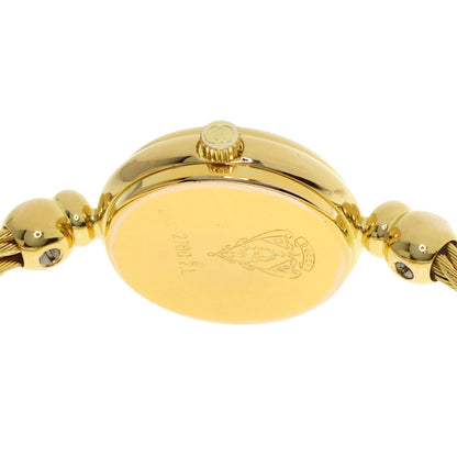 GUCCI Round Face Turquoise Watches 2700.2.L Gold Plated/Gold Plated Ladies