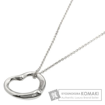 TIFFANY&Co. Open heart Necklace Silver Ladies [Used]