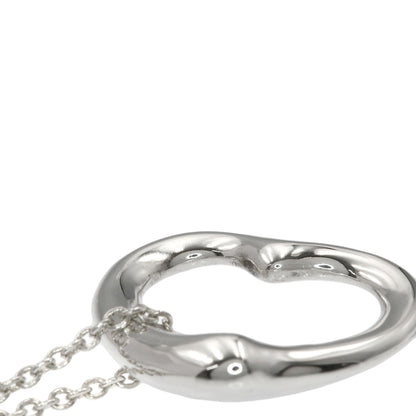TIFFANY&Co. Open heart Necklace Silver Ladies [Used]