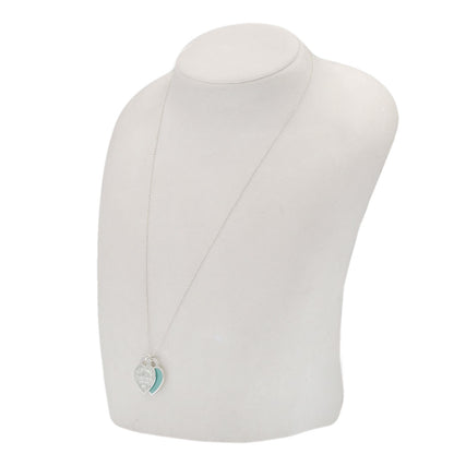 TIFFANY&Co. Double heart Necklace Silver Ladies [Used]