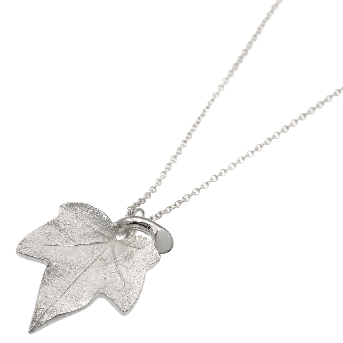 TIFFANY&Co. Leaf motif Necklace Silver Ladies [Used]