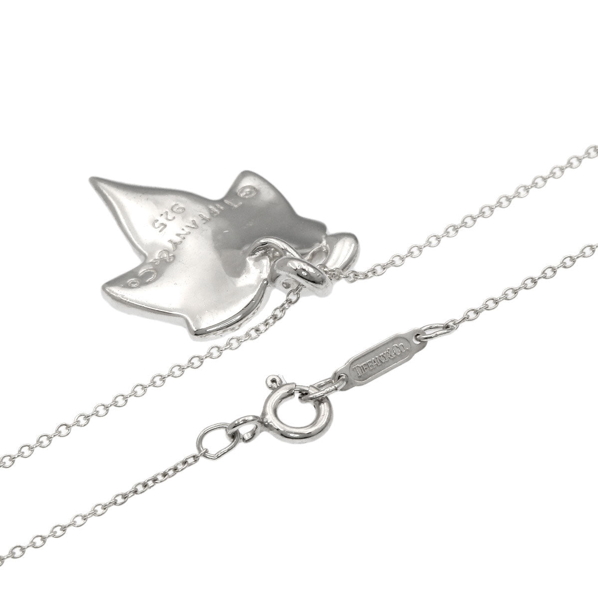 TIFFANY&Co. Leaf motif Necklace Silver Ladies [Used]