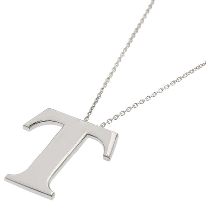 TIFFANY&Co. T logo Necklace Silver Ladies [Used]
