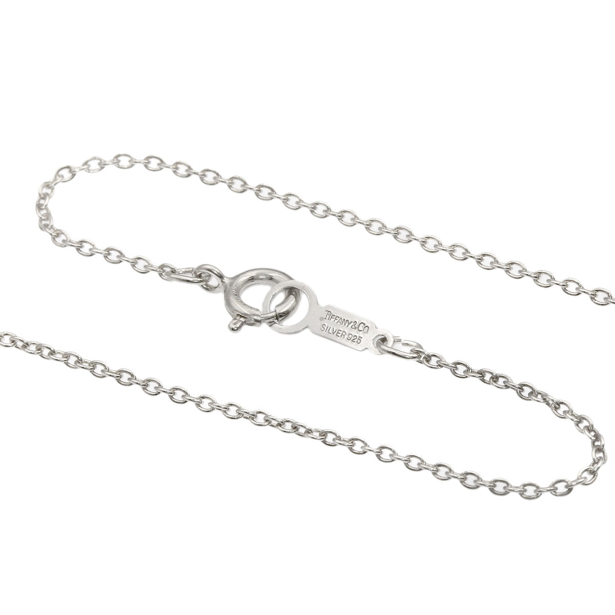 TIFFANY&Co. T logo Necklace Silver Ladies [Used]