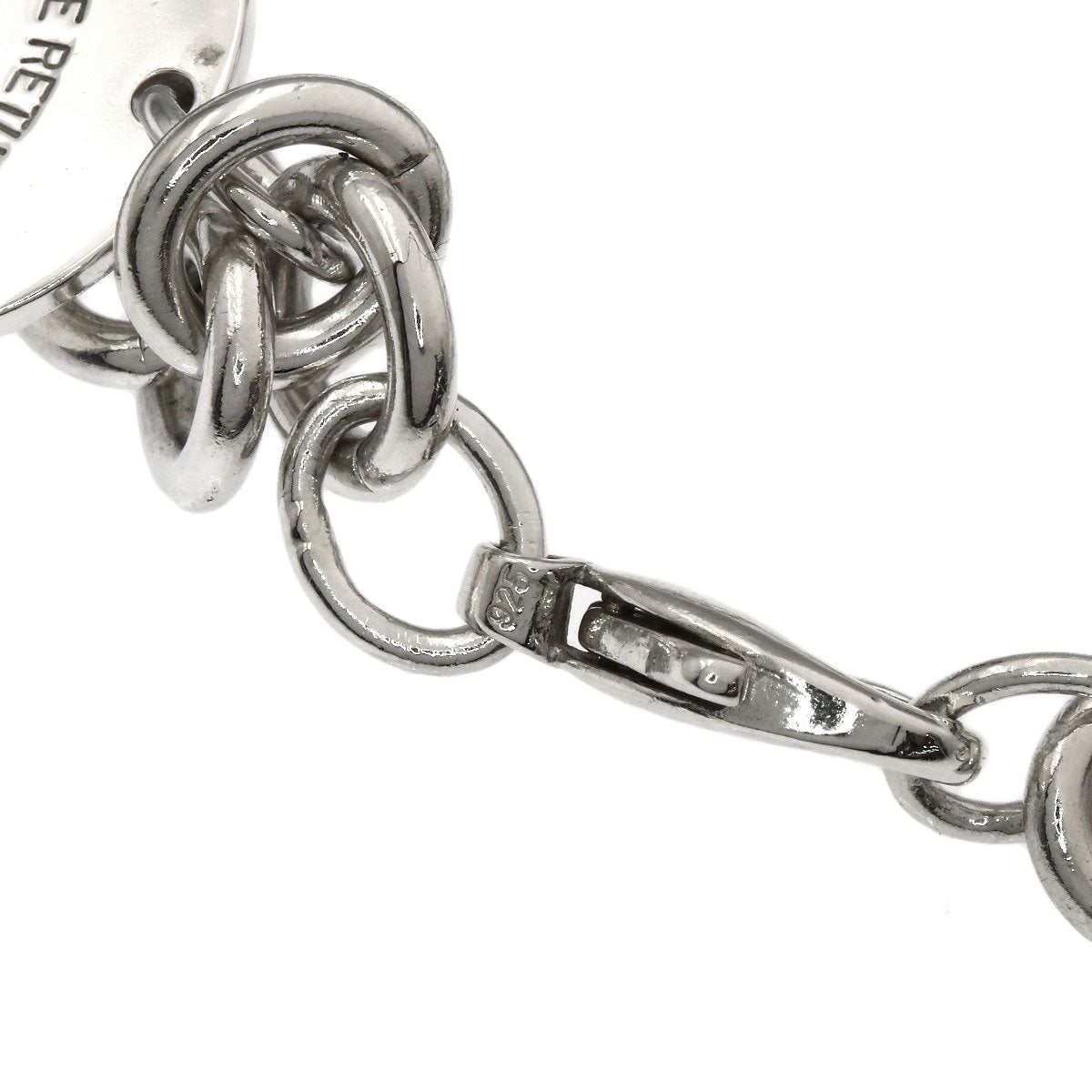 TIFFANY&Co. Return to TIFFANY & Co. Round tag Bracelet Silver Ladies [Used]